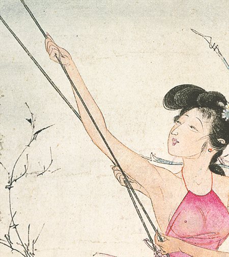 星子-胡也佛的仕女画和最知名的金瓶梅秘戏图